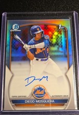 2023 Bowman Chrome - Prospect Autographs Diego Mosquera #CPA-DM Refractor...
