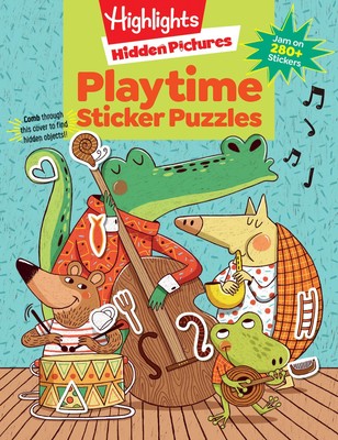 Playtime Sticker Puzzles - paperback Highlights