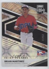 2020 Panini Elite Extra Edition Prime Numbers B 49/51 Brian Martinez #192 00gy