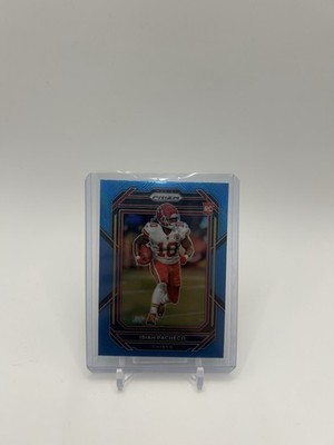 Panini 2022 Prizm Isiah Pacheco Rookie Blue Prizm #352 Kansas City Chiefs