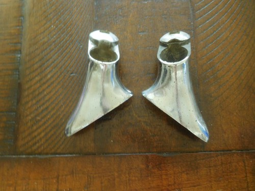 1933 DeSoto Headlight Stanchions Original Factory Vintage Brackets
