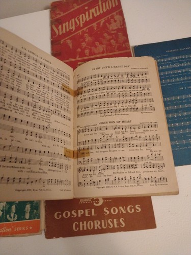 Vtg 30s-40s Singspiration 5 Songbooks Gospel Music Crusade Christian Hymns - Picture 7 of 8