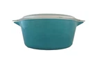 Vintage Pyrex #475-B Blue Casserole Dish w/Lid ~  2  1/2qt
