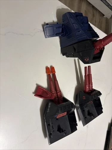 Vintage 1986 Gi Joe Terror Drome gun turret with chair Toy