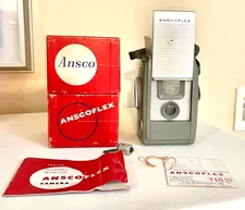 Vintage Anscoflex 1950's Camera w/Instruction Booklet & Original Box