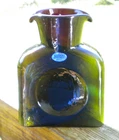 Blenko Glass Water Bottle 384 - Experimental Color
