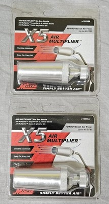 Lot 2 Milton X5 High Flow Venturi Air Multiplier Blow Gun Nozzle S-160X5A