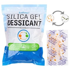 40 Packs 10 Grams Silica Gel Desiccant Packets Moisture Absorber Drying Bags
