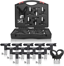 14 Pcs Airless Sprayer Tips, Paint Tip Guard and Black black 