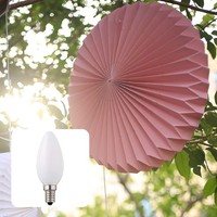 Lampion Laterne Led Pink Deko E14 Ø 60 Cm Outdoor IP44 Party Garten Wetterfest