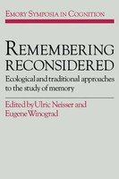 Remembering Reconsidered U. Neisser Taschenbuch Kartoniert / Broschiert Englisch