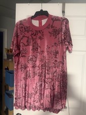 Vintage Dress Short In Pink