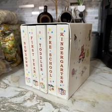 Vintage 1993 Child  s Library Photo Album Set of 5 Baby Books School Years