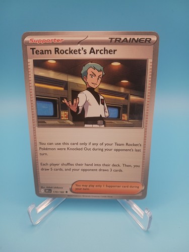 Pokemon Team Rocket's Archer NM 170/182 Destined Rivals Regular Uncommon