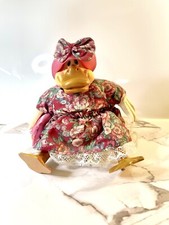 VTG Russ Berrie Kathleen Kelly Critter Factory Lady Duck 2930 Shelf Sitter
