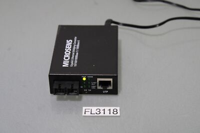 MICROSENS Gigabit Ethernet Bridge MS400240 with Power Supply (FL3118-R46)