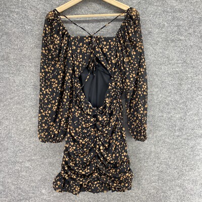 ariana grande dangerous woman tour black dress Sidonie black floral-lace top & dress matching set