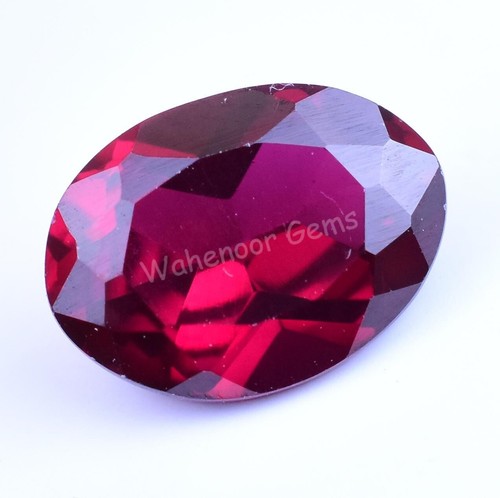 3.50 Ct Natural Red Color Almandine Garnet Oval Loose Gemstone Certified - Picture 4 of 6