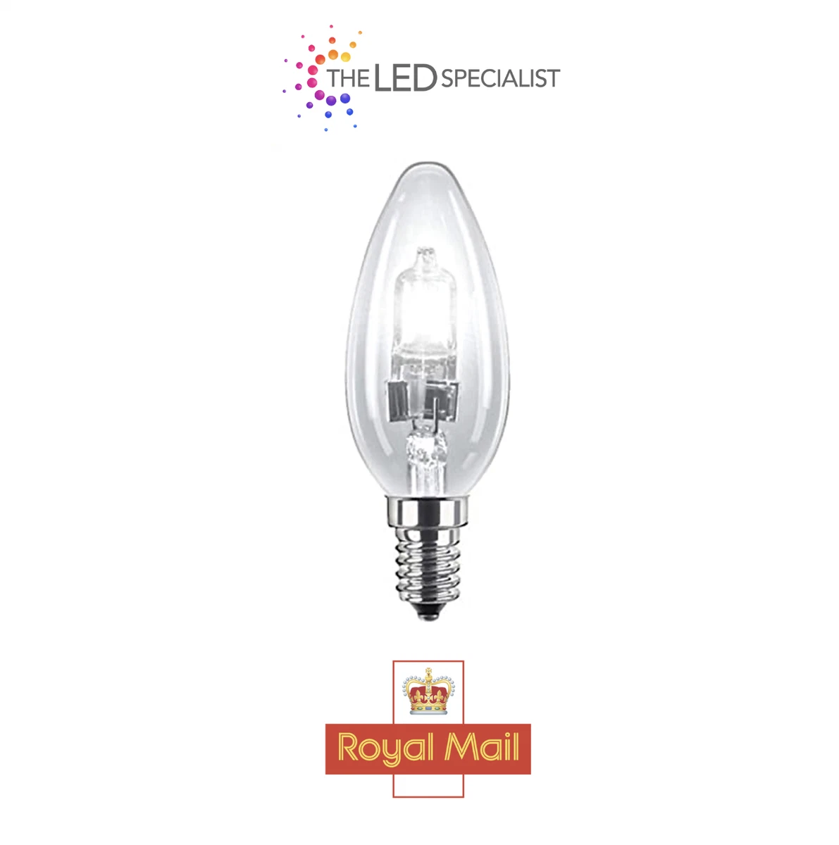 E14 halogen candle bulb 40w deals