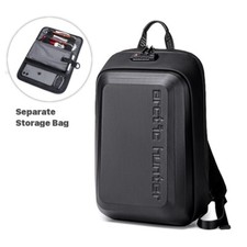 Waterproof Hard Case Storage TSA Lock 15.6'' Laptop Backpack Business Travel Bag