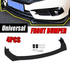 Kit de 4 alerones de carrocería de parachoques delantero para Honda Civic BMW Benz Mazda GMC universal