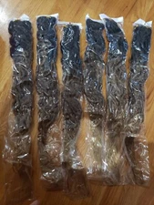 GODDESS LOCS 24'' OT1B/30/27# FAUX LOCS CROCHET HAIR SYNTHETIC BRAID ( 6 PACKS )