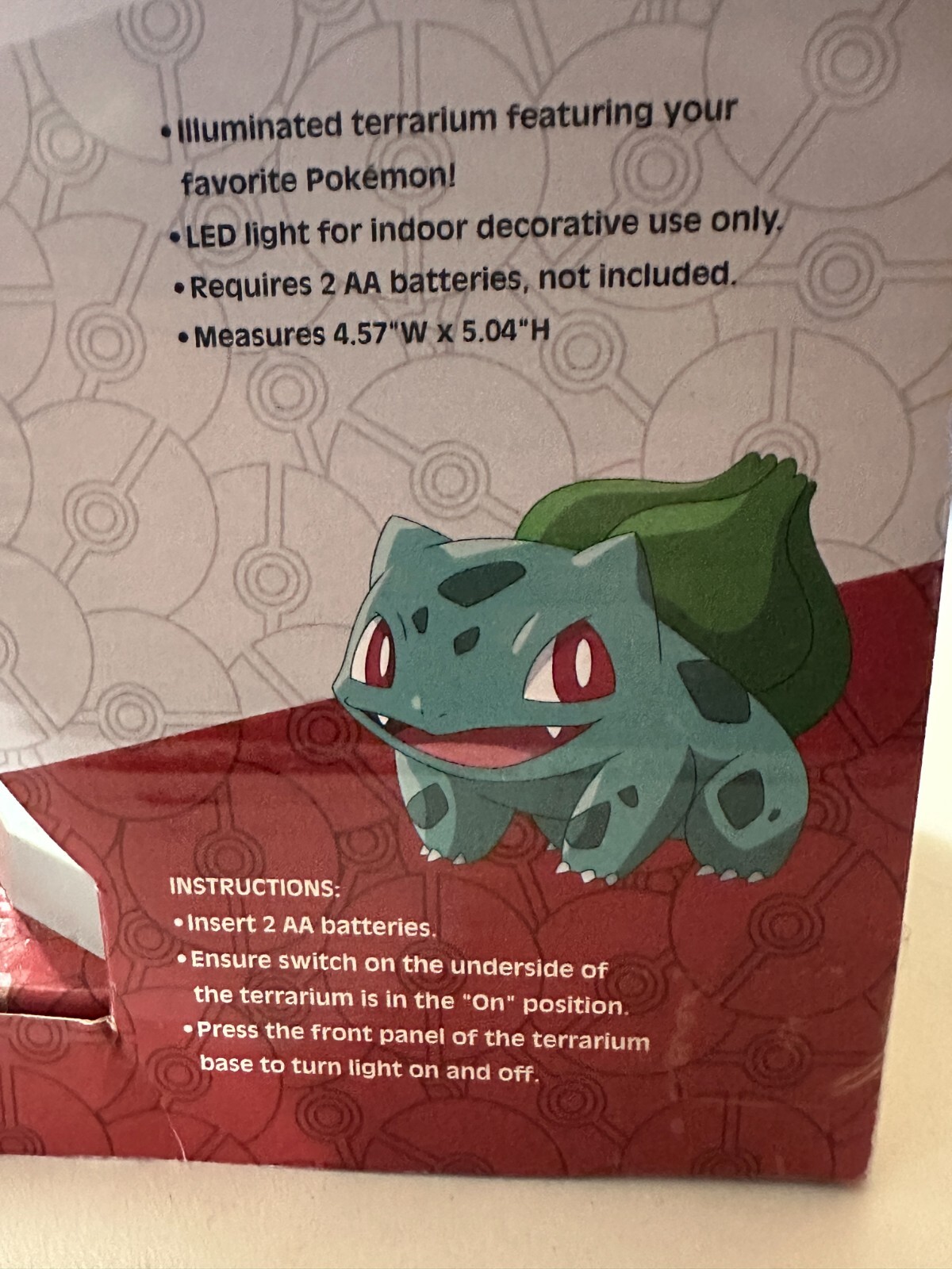 Pokemon Bulbasaur Illuminated Terrarium GameStop Exclusive eBay