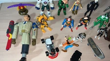 Mix Of DC Toys Lot Power Rangers And More VTG Inspector Gadget Disney Woody
