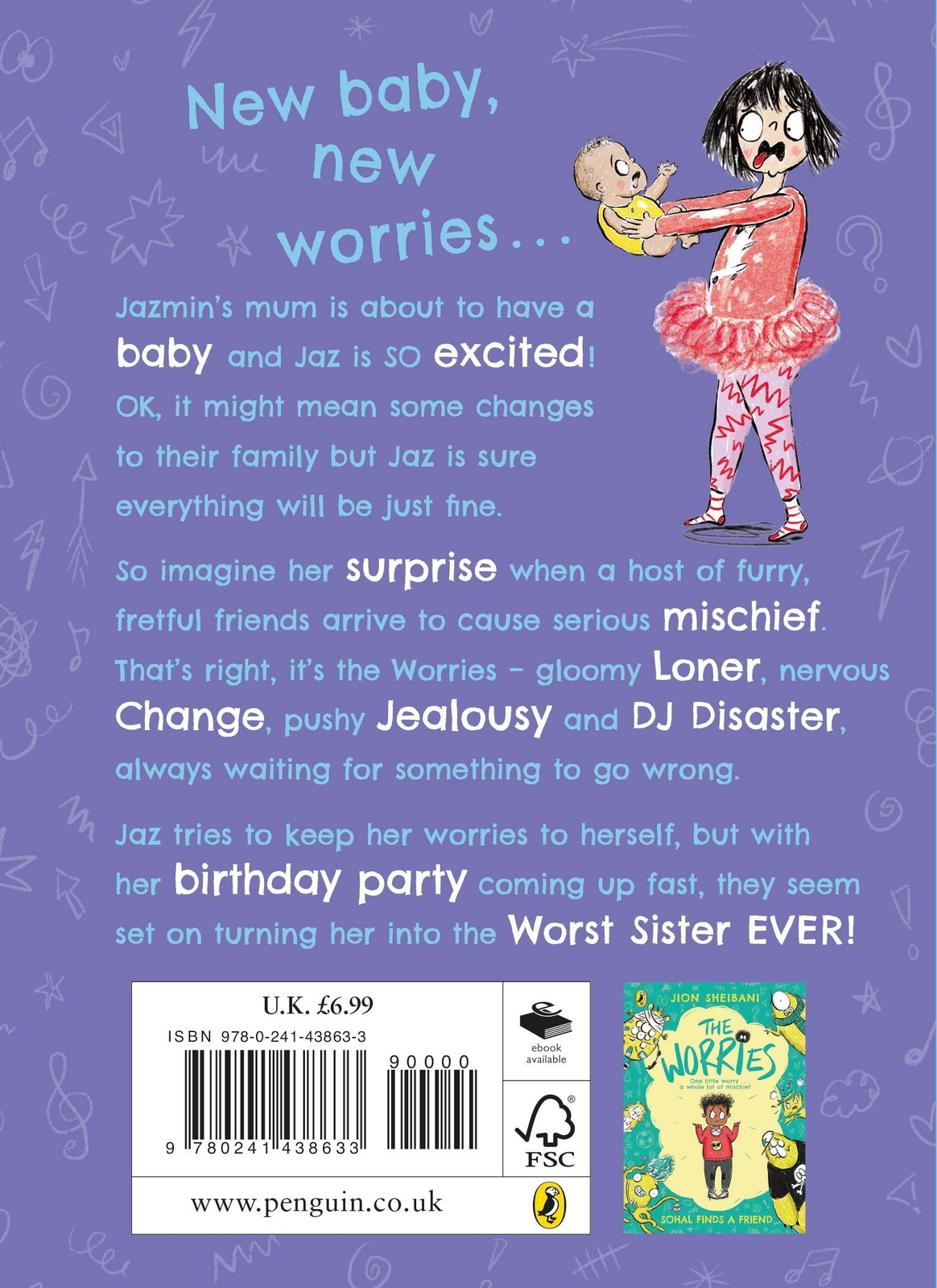 Thumbnail - The Worries: Jaz And The Baby | Jion Sheibani | Englisch | Taschenbuch