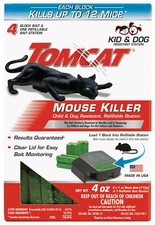 Tomcat Mouse Killer Child & Dog Resistant, Refillable Station
