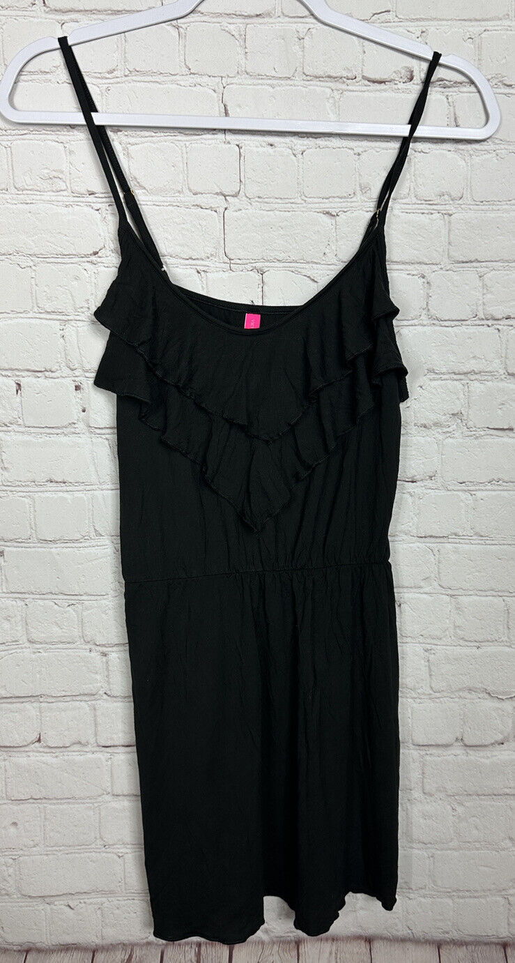 Victoria's Secret black Modal Babydoll Chemise Dress Sz S, GUC