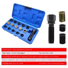 Auto Spark Plug Thread Repair Tool M14*1.25 Screw Sleeve Thread Maintenance