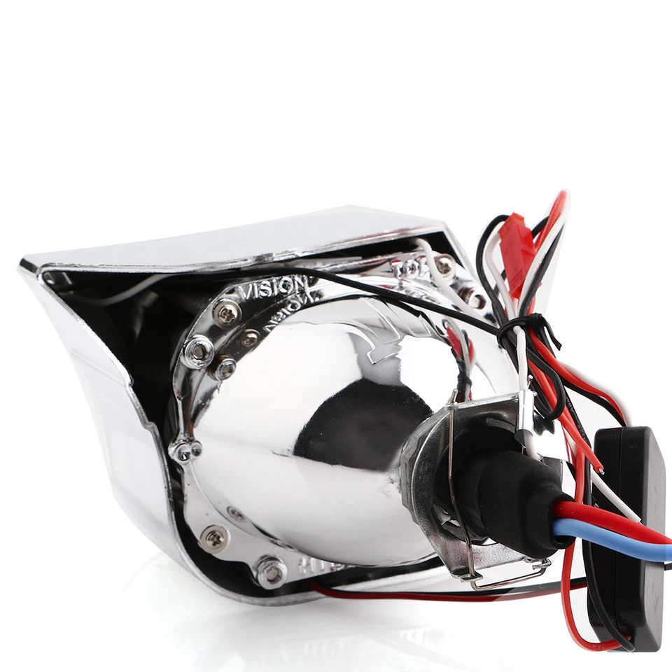 3'' Car Bi-Xenon HID Projector Lens Kit HI/LOW Light with Angel Eye For H1 H4 H7 - Image 3 of 4