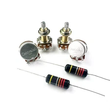 Centralab 550kLong Shaft Pots and Bumblebee .022 Capacitor LP Bundle