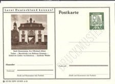 P 72 Bildpostkarte Imprimer Échantillon 10 Pfennig Dürer Stadt Heusenstamm