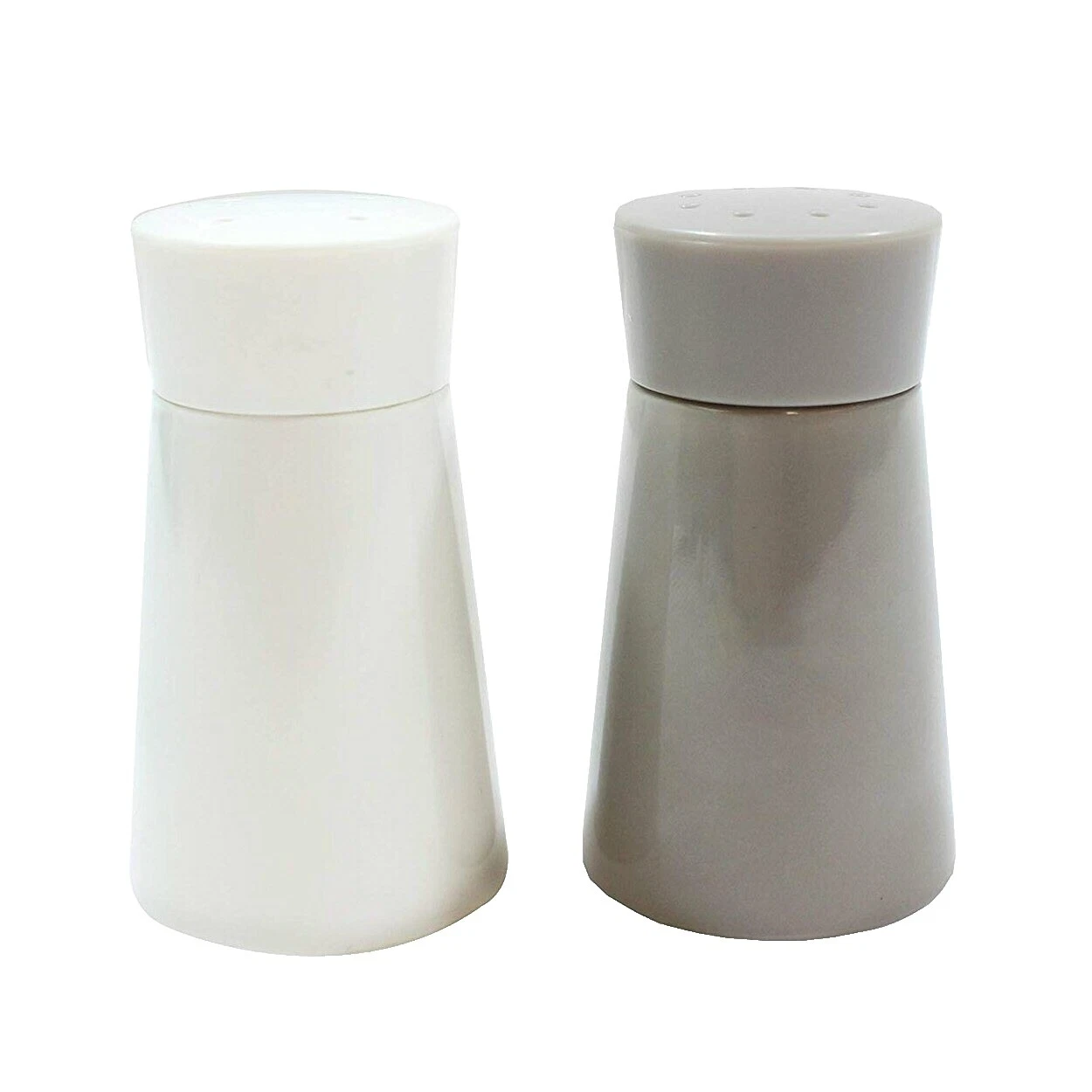 Saleros y pimenteros de melamina y Mills