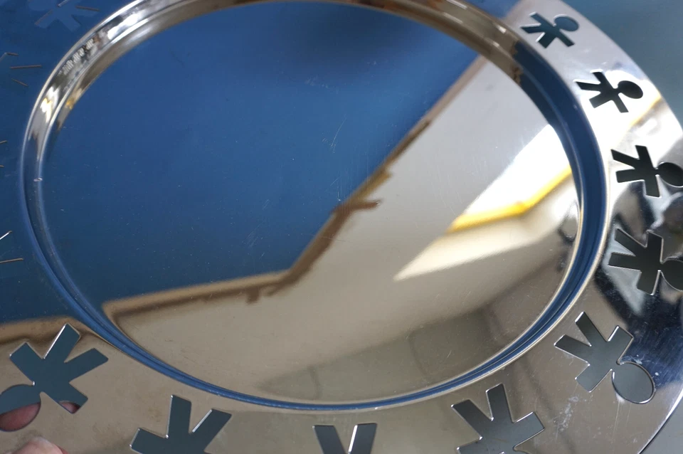 Alessi Girotondo Tablett Serviertablett Platte King Kong Edelstahl (F025-546) - Bild 2 von 3