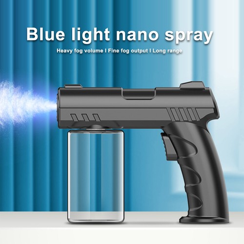 USB 280ML Wireless Blue Light Nano Steam Atomizer Fogger Disinfection Spray Guns - Picture 3 of 13