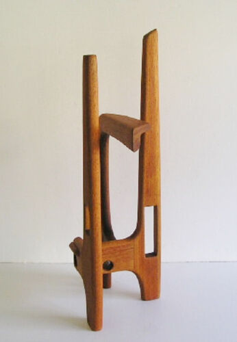 Mid Century Modern Abstract Teak Wood Isamu Noguchi Style Art Sculpture