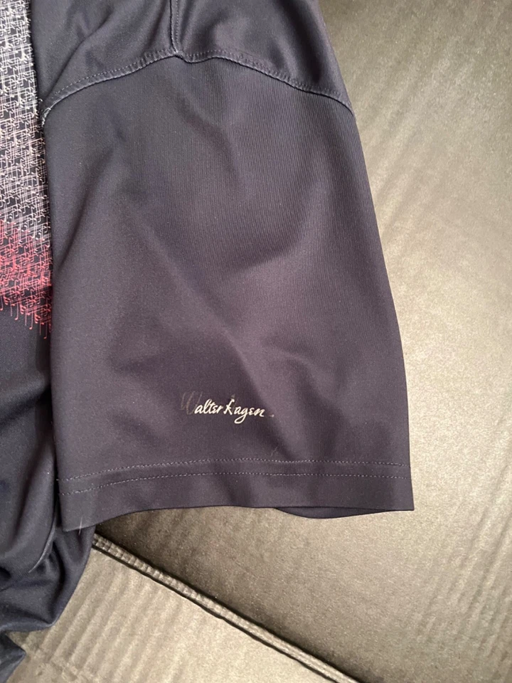 Walter Hagen Para hombres Perfecto 11 Palos Pecho Rayas Polo Pecho Club Azul Marino Talla XL Foto 3 de 4