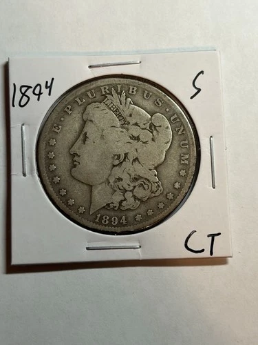 1894 S Morgan Silver Dollar VG Tough Date San Francisco Mint