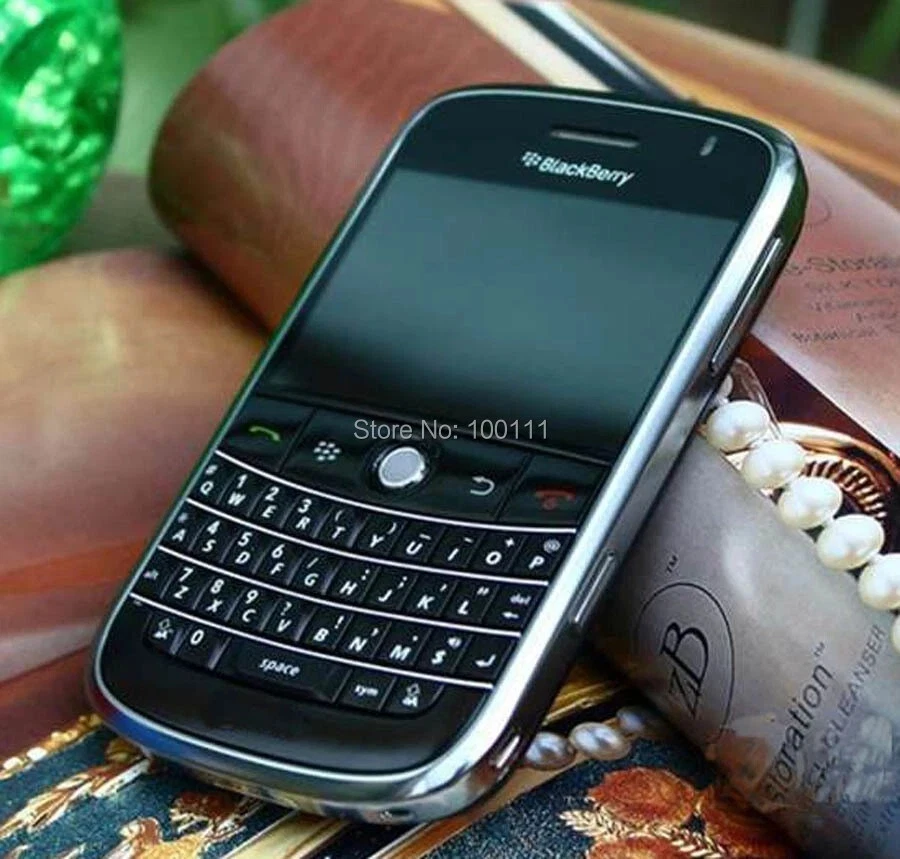 Teléfono Móvil Desbloqueado Original Blackberry Bold 9000 Negro GPS WIFI 3G Teléfono Celular Foto 3 de 4