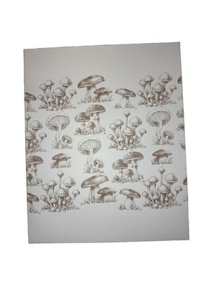 EcoKind U Style 2 Pocket Portfolio Folder Mushroom Cottagecore Recycled 11x9''