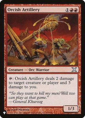 Orcish Artillery NonFoil The List 10E-220 NM MTG
