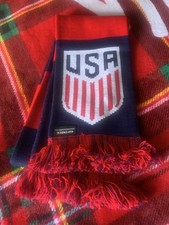 TEAM USA SOCCER FUTBOL NECK SCARF RUFFNECK NVY/RED/WHT NWT