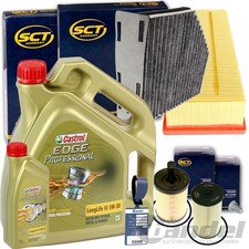 FILTER PAKET SET+5W30 MOTORÖL 1.9+2.0 TDI für VW TOURAN 1T1 2 PASSAT 3C CADDY 3