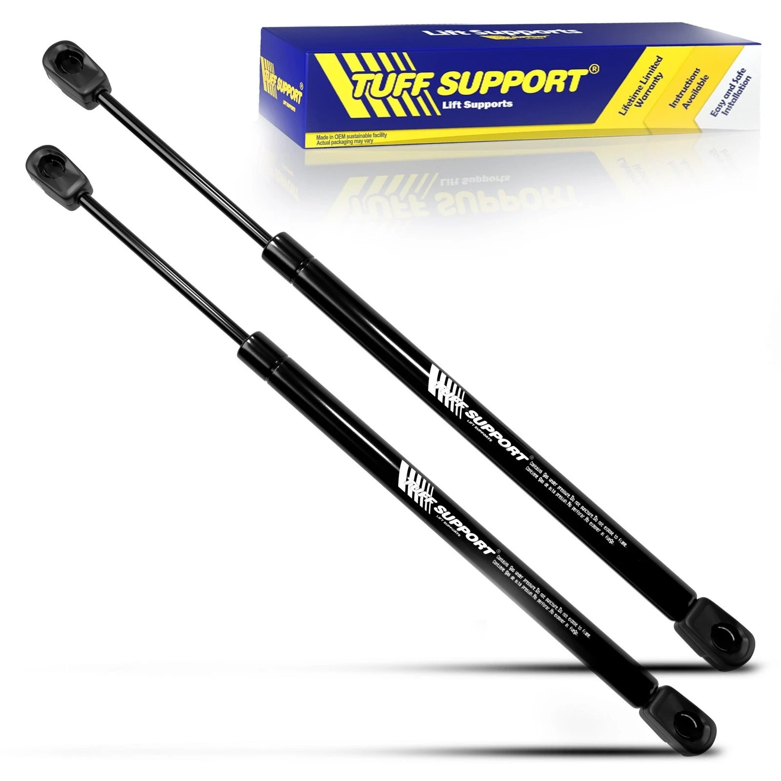 2 Pieces (Set) Tuff Support Rear Hatch Lift Supports Fits 2011 To 2012 Nissan...