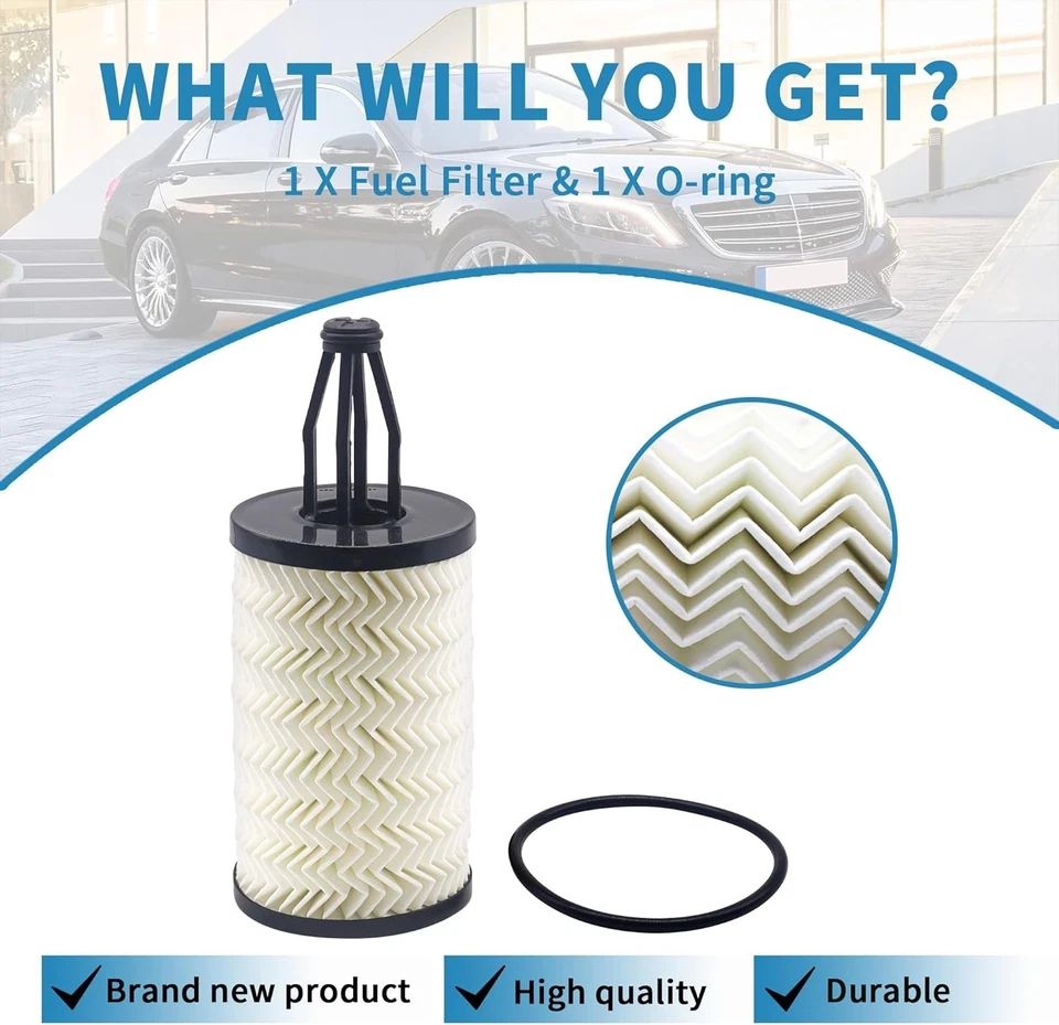 Kit de filtro de aceite de motor Mercedes Benz genuino C CL CLS E GLC GLE GLK GLS ML R S Foto 4 de 4