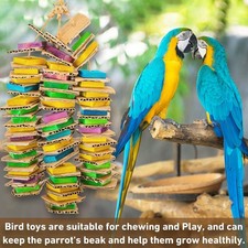 Bird Toys/Parrot Toys for Medium Birds, Parrot Chewing Cardboard Toys