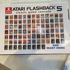 Atari Flashback 5 Classic Game Console 2 wireless controllers 92 Games Centipede
